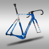 YOELEO Altera G21 DB Gravel Bike Frameset Prism Blue, view 4
