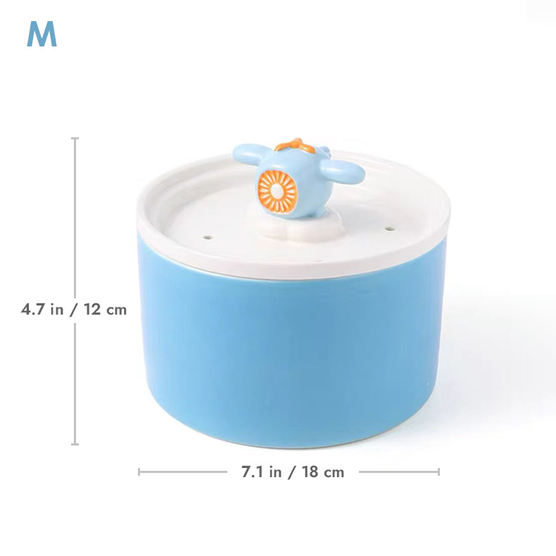 ZezeLife Airplane Cat Water Fountain, view 6