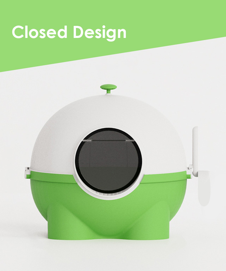 ZezeLife Alien Cat Litter Box, view 6