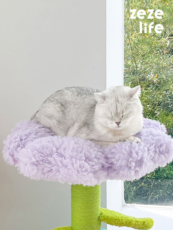 ZezeLife Barbie Potted Flower Cat Condo, view 2