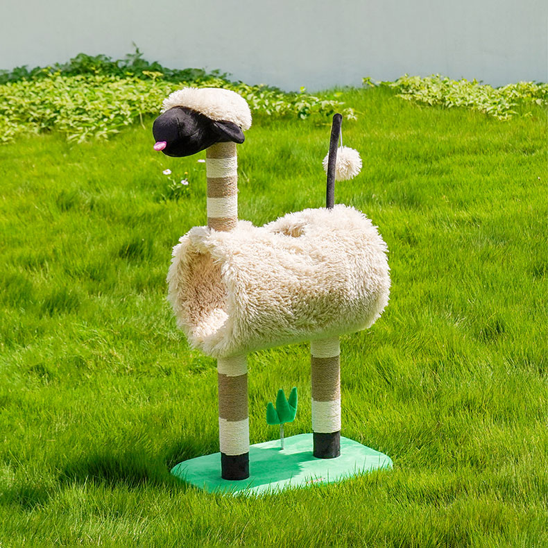 ZezeLife Black Face Sheep Cat Tree, view 5