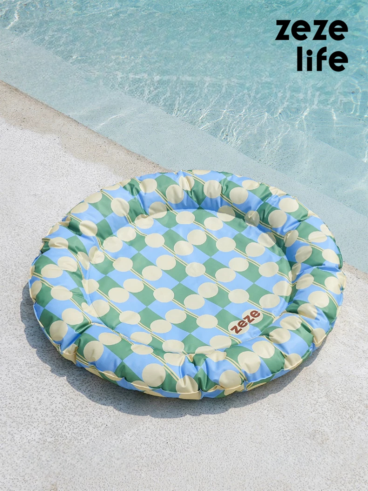 ZezeLife Blue Lotus Summer Cooling Ice Pad