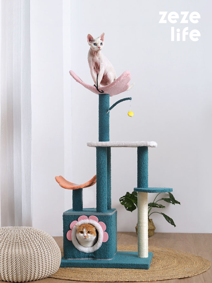 ZezeLife Butterfly World Cat Tree, view 2
