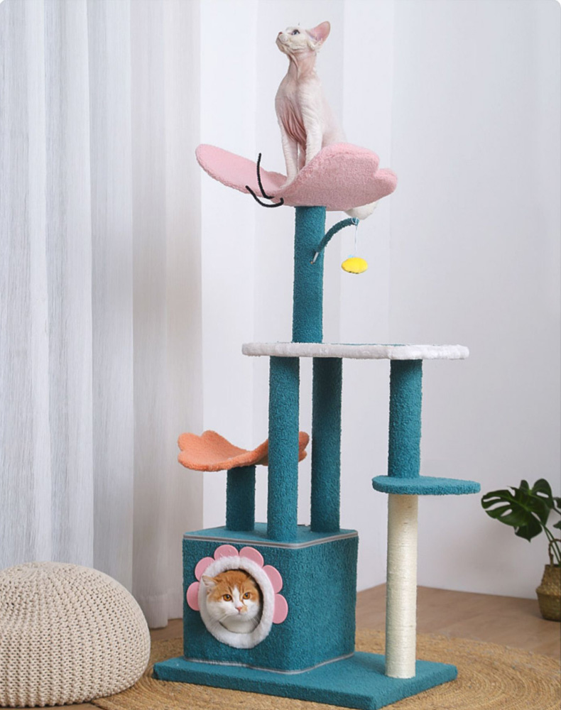 ZezeLife Butterfly World Cat Tree, view 3