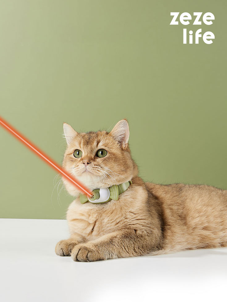 ZezeLife Candy Cat Laser Collar