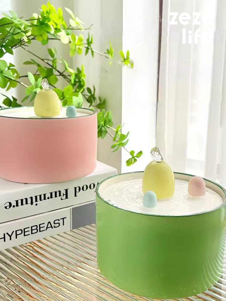 ZezeLife Candy Forest Cat Water Fountain, view 2