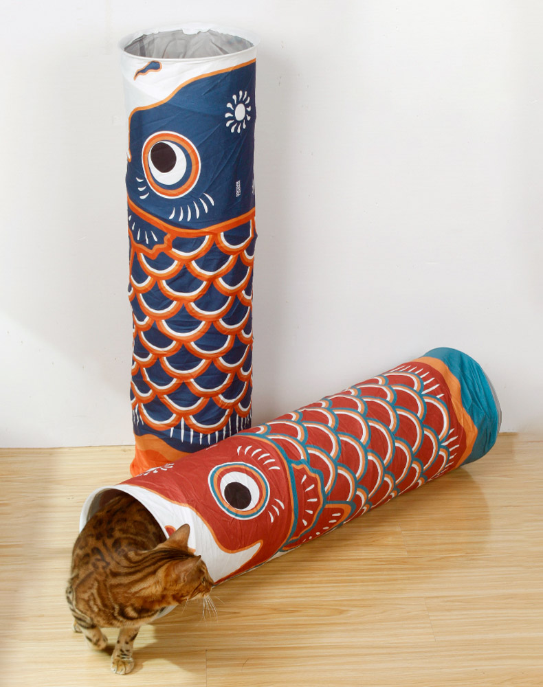 ZezeLife Carp Streamer Cat Tunnel, view 5