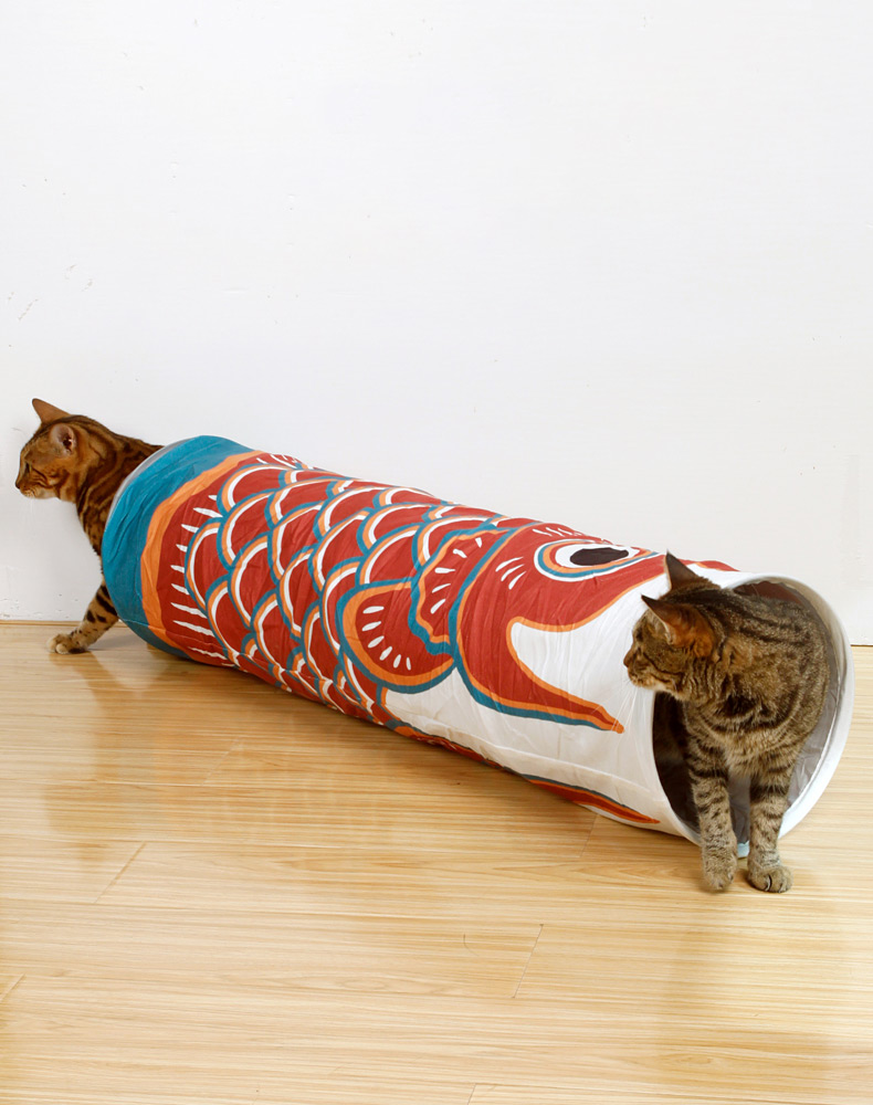 ZezeLife Carp Streamer Cat Tunnel, view 6