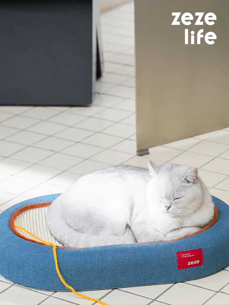 ZezeLife Cat Bed & Scratching Board Toy, view 4
