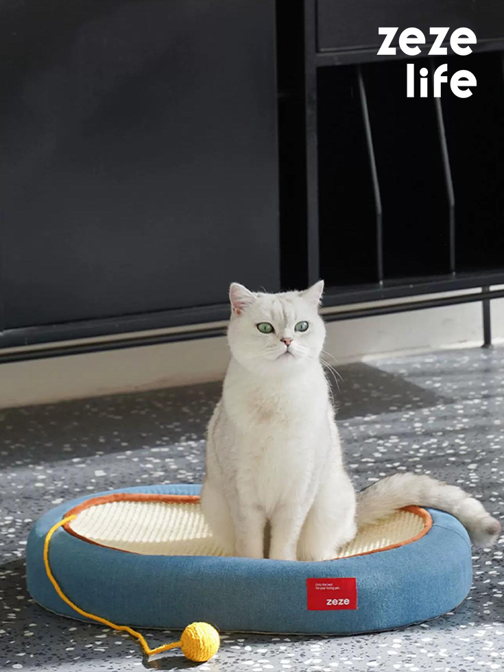 ZezeLife Cat Bed & Scratching Board Toy, view 5