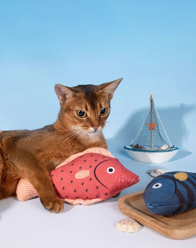 ZezeLife Cat Toy Fish Catnip Toy, view 4