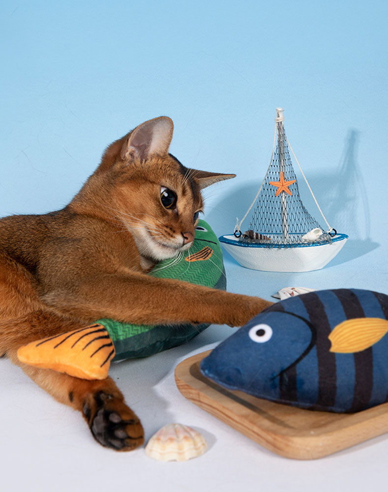 ZezeLife Cat Toy Fish Catnip Toy, view 6