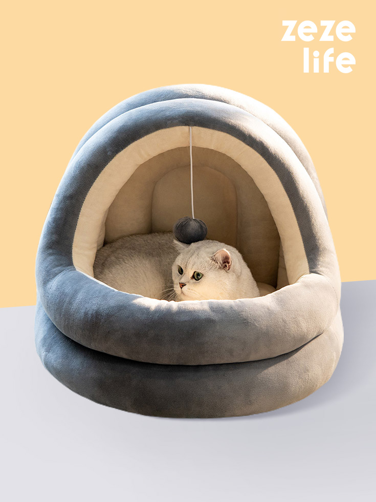 ZezeLife Cat Cave Bed