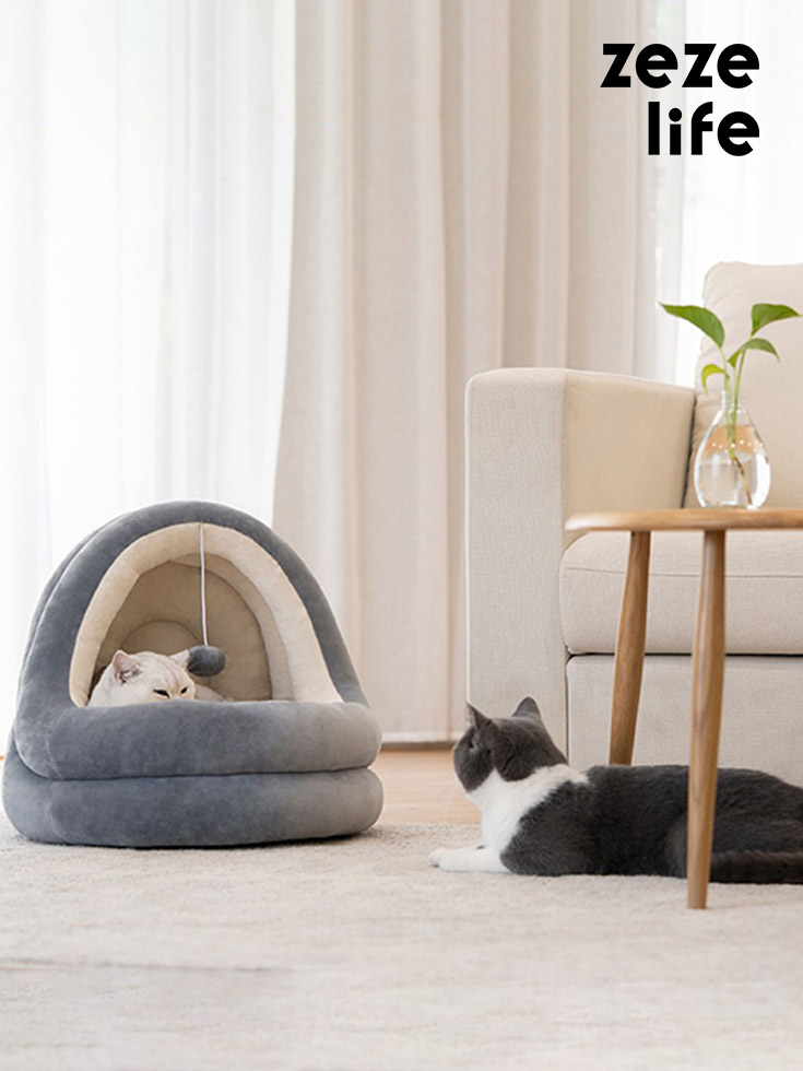 ZezeLife Cat Cave Bed, view 2