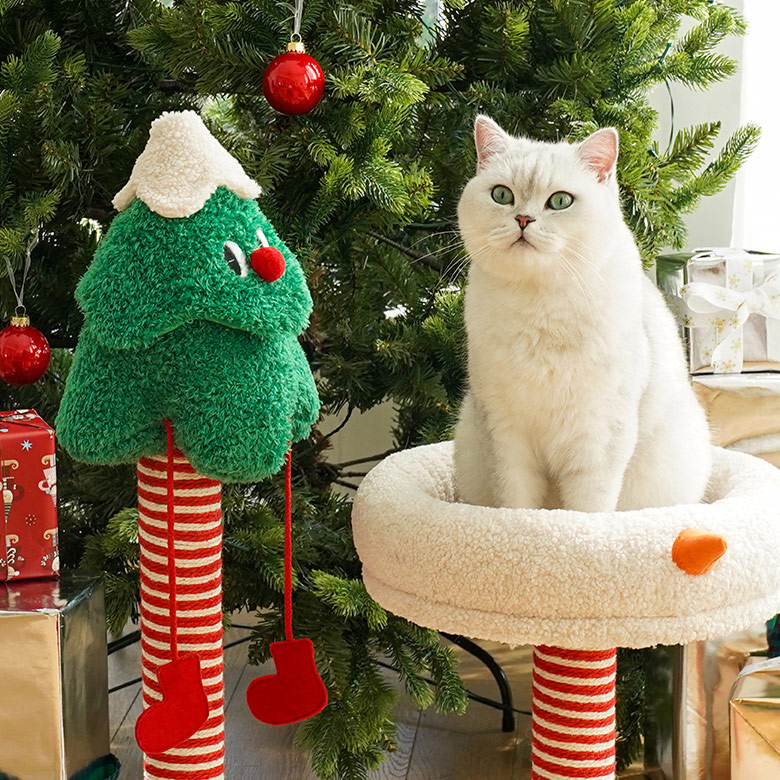 ZezeLife Cedar Cat Tree, view 4
