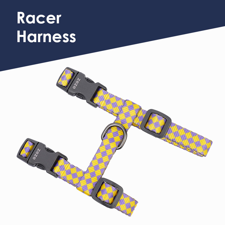 ZezeLife Checkerboard Cat Harness and Leash, view 6