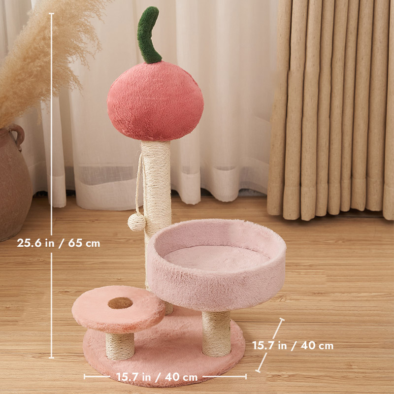 ZezeLife Cherry Small Cat Tree, view 3