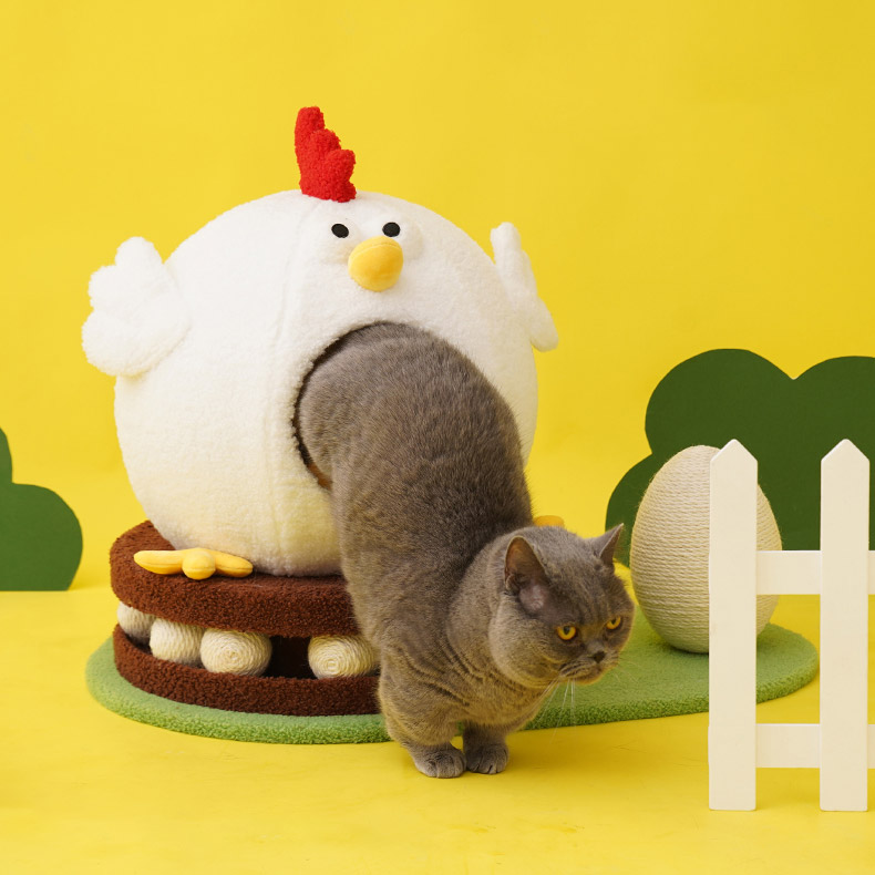 ZezeLife Chick Cluck Paradise Cat Condo, view 3
