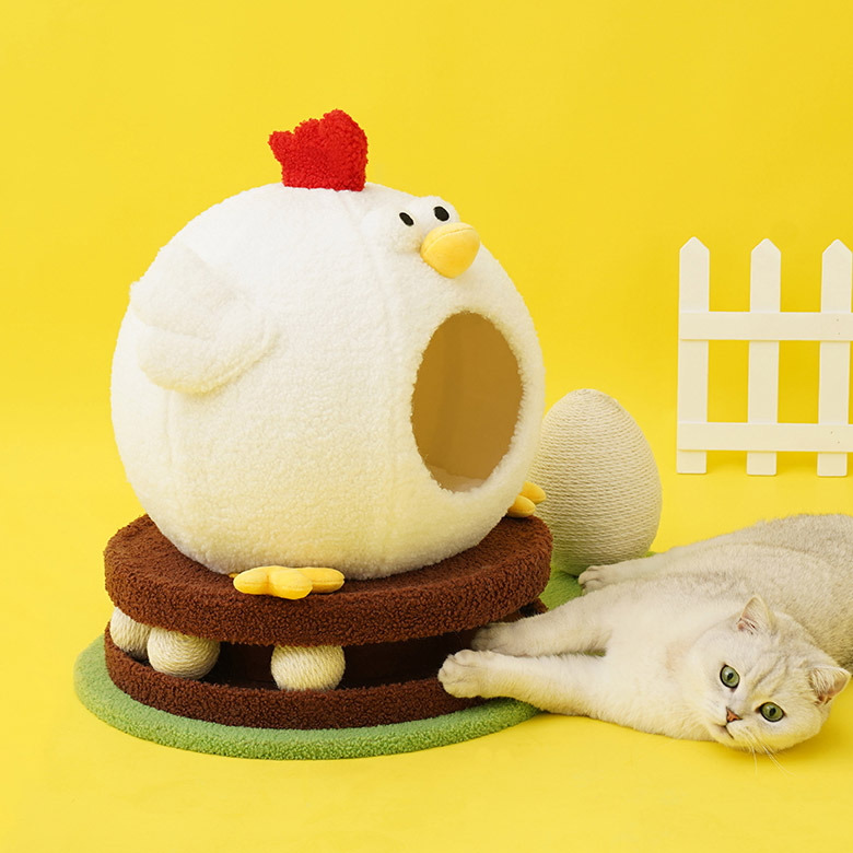 ZezeLife Chick Cluck Paradise Cat Condo, view 4