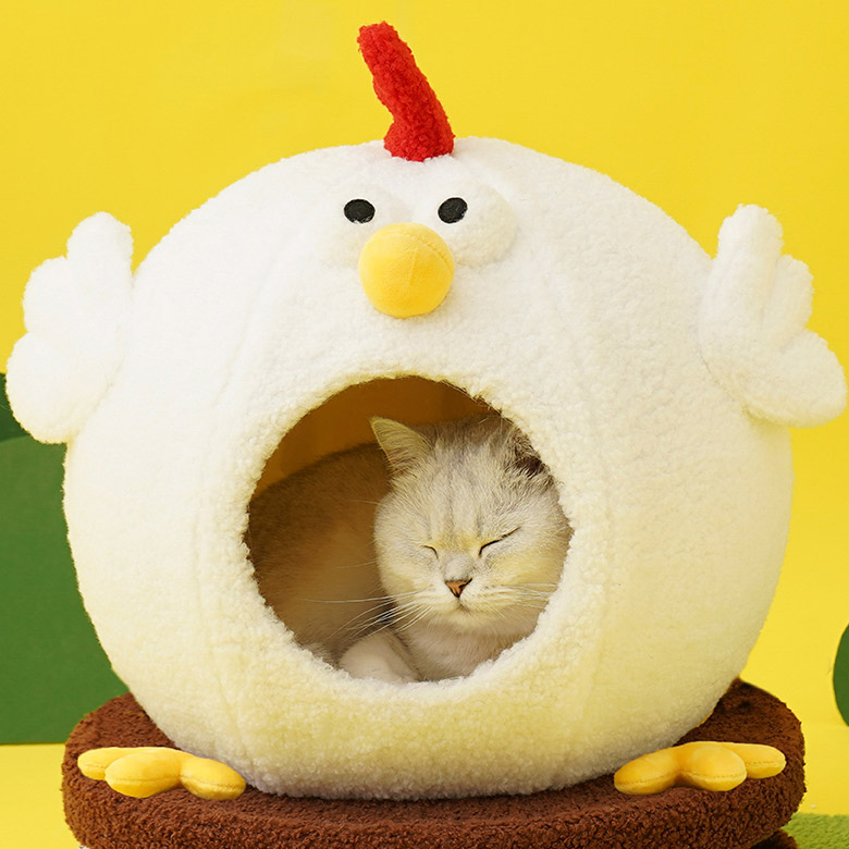 ZezeLife Chick Cluck Paradise Cat Condo, view 6