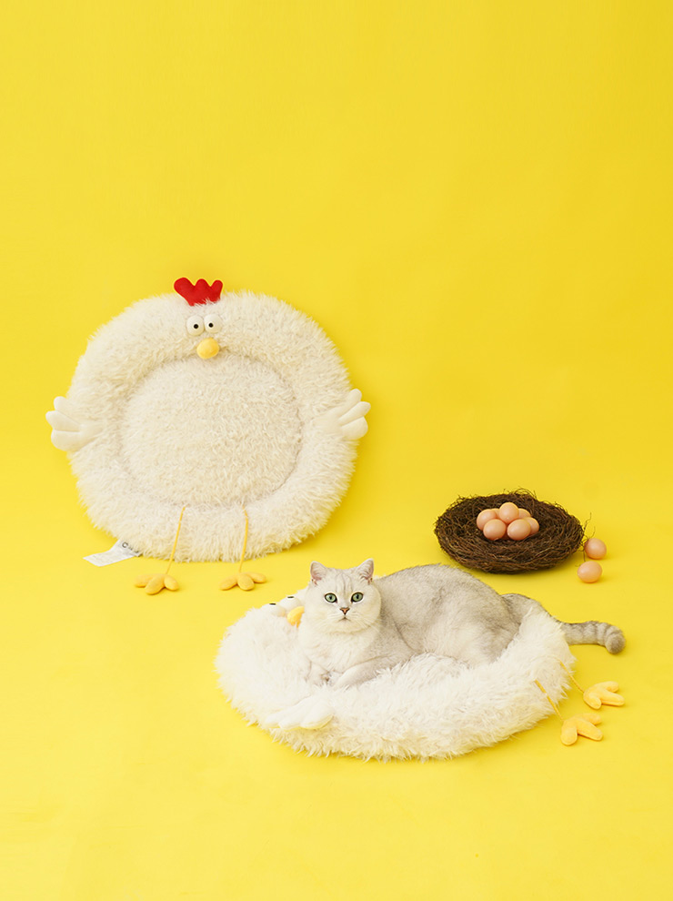 ZezeLife Chick Cluck Cat Bed Mat, view 5