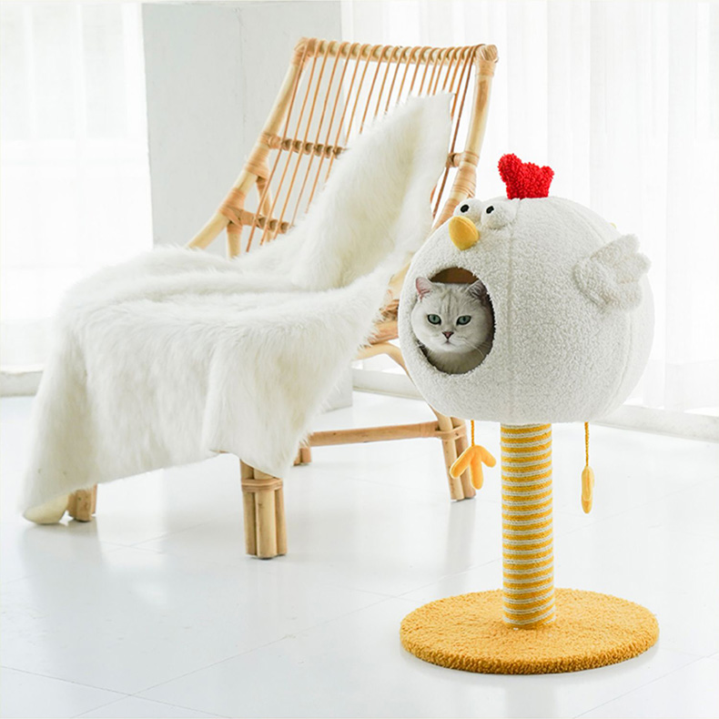 ZezeLife Chick Cluck Cat Condo, view 3
