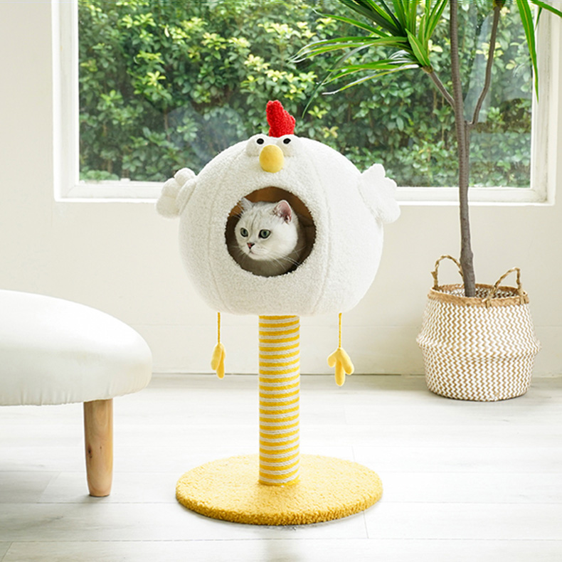 ZezeLife Chick Cluck Cat Condo, view 4