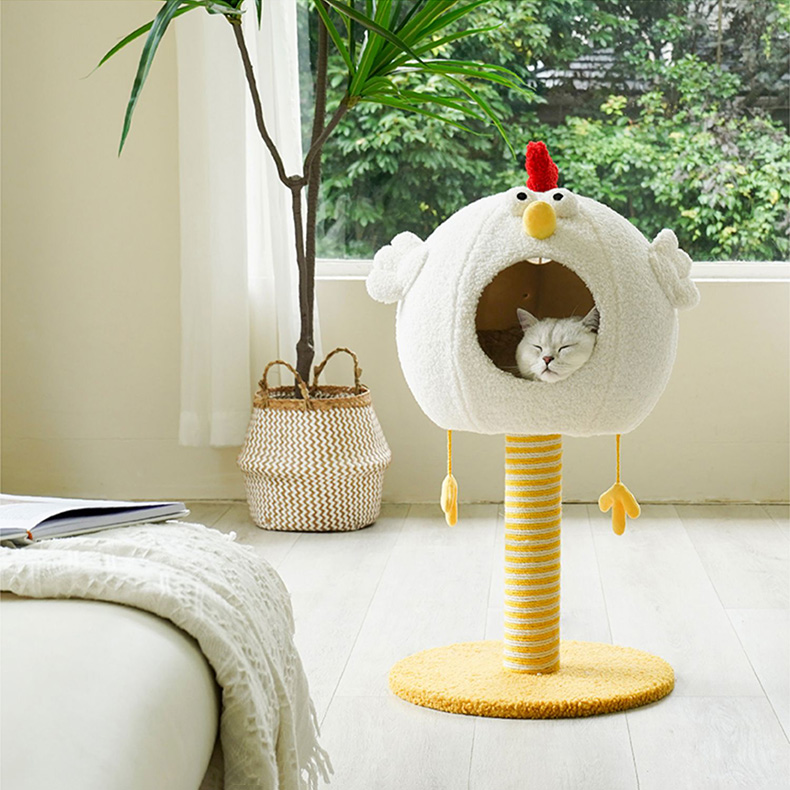 ZezeLife Chick Cluck Cat Condo, view 6