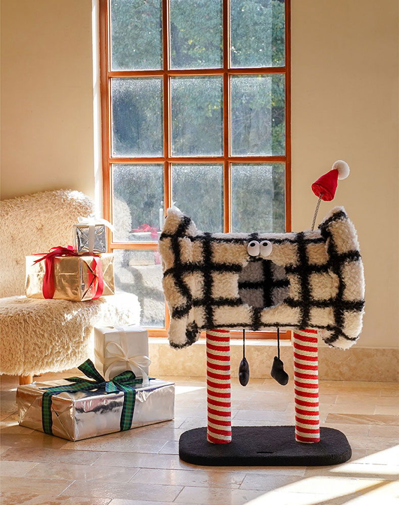 ZezeLife Christmas Candy Cat Tree, view 3