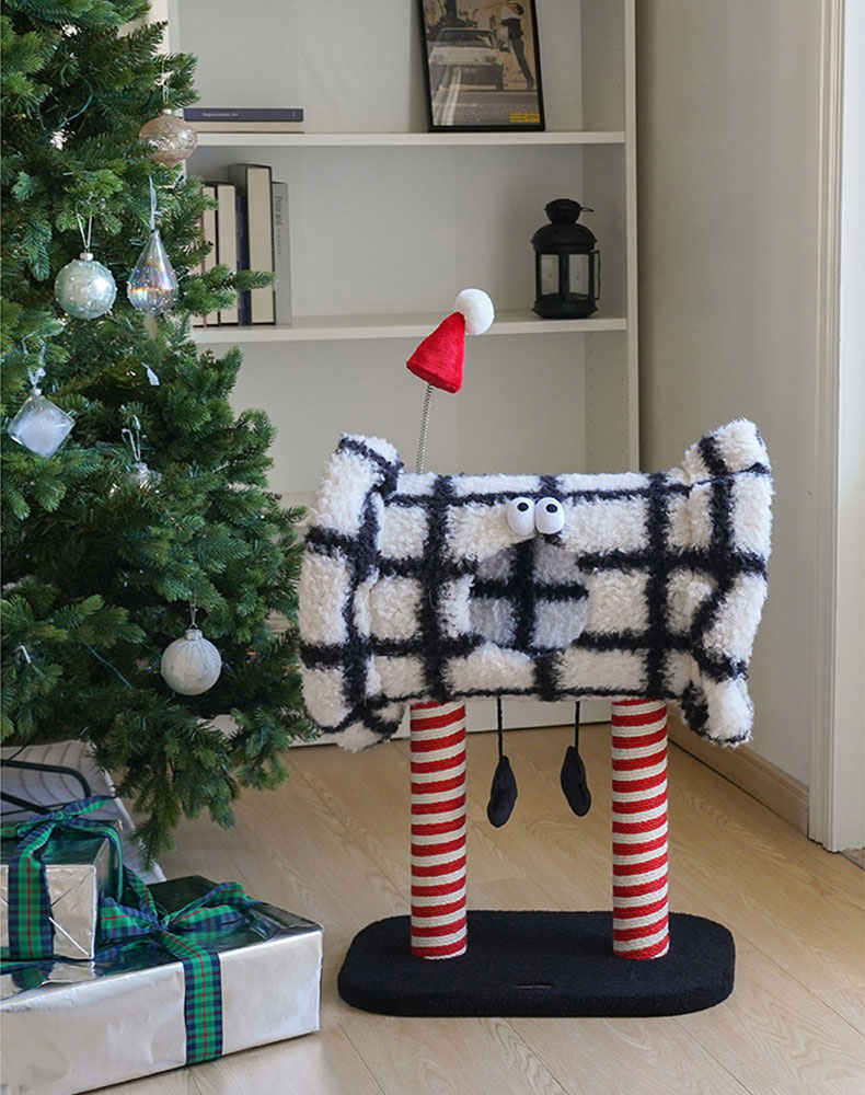 ZezeLife Christmas Candy Cat Tree, view 5