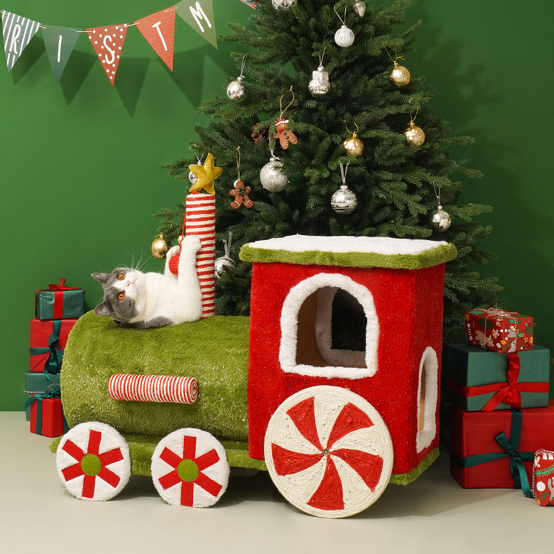 ZezeLife Forest Train Cat Condo – Train Head Only, view 4
