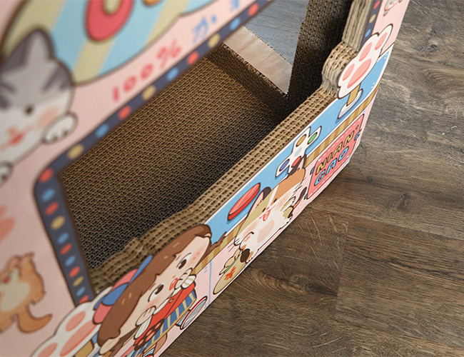 ZezeLife Claw Machine Cardboard Cat Scratcher, view 6