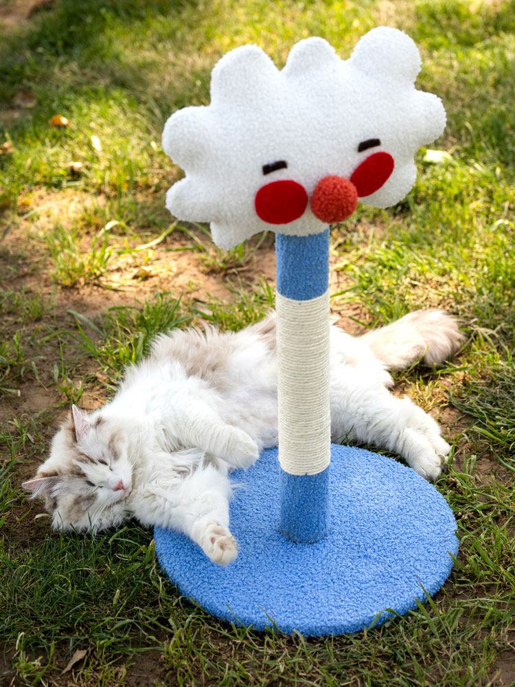 ZezeLife Cute Cloud Cat Scratching Posts, view 4