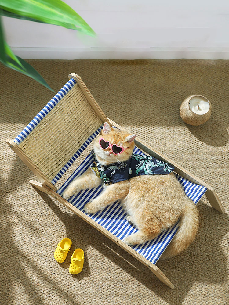 ZezeLife Coconut Tree Cat Scratching Post & Cat Recliner, view 4