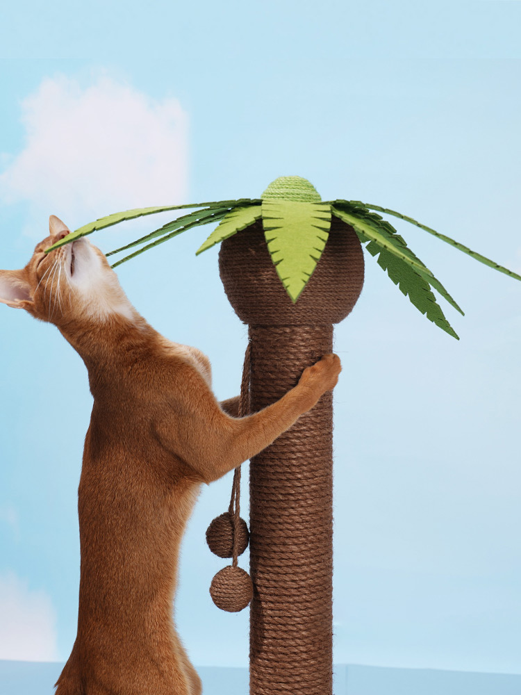 ZezeLife Coconut Palm Tree Cat Scratcher, view 3