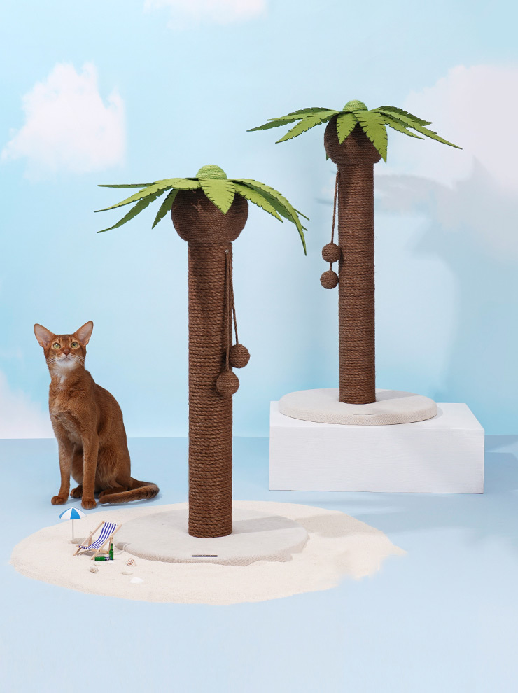 ZezeLife Coconut Palm Tree Cat Scratcher, view 4
