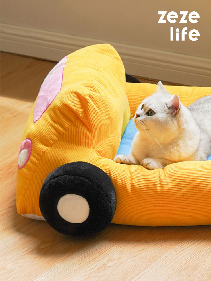 ZezeLife Cool Convertible Car Cat Bed, view 2