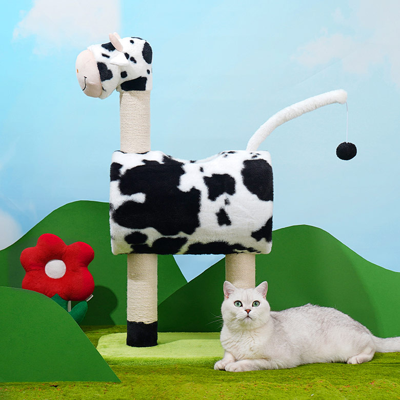 ZezeLife Cow Cat Tree, view 6