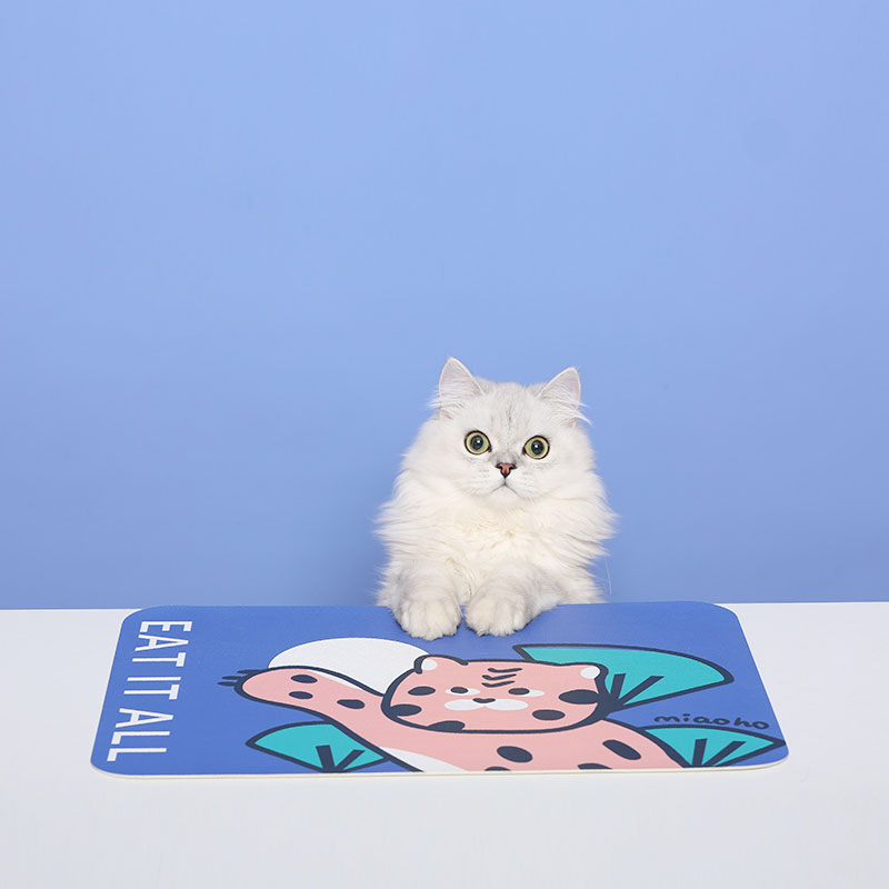 ZezeLife Creative Tiger Cat Food Mat, view 3
