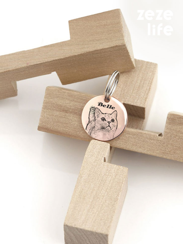 ZezeLife Custom Pet Nameplate