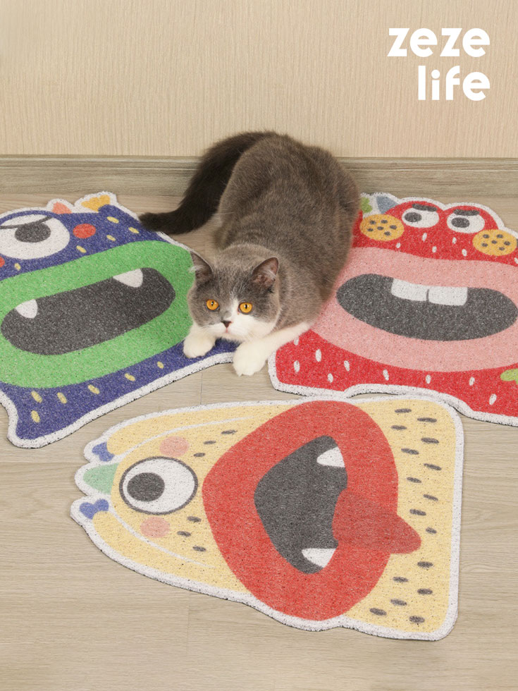 ZezeLife Cute Cat Litter Mats, view 2