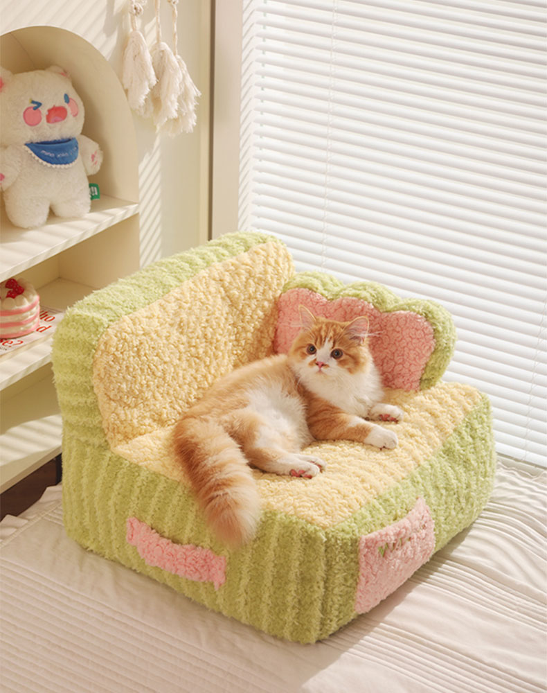 ZezeLife Delicious Cake Cat Couch, view 3