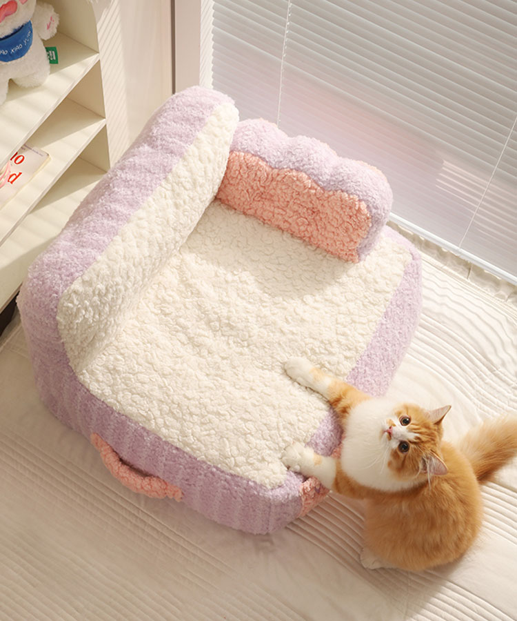 ZezeLife Delicious Cake Cat Couch, view 6
