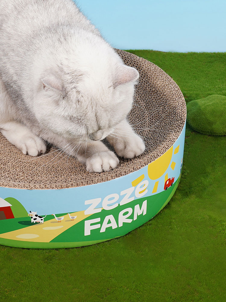ZezeLife Double-Sided Cat Scratch Bowl, view 6