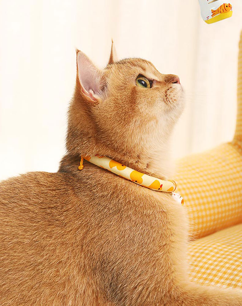 ZezeLife Duck Yellow Cat Collar, view 3
