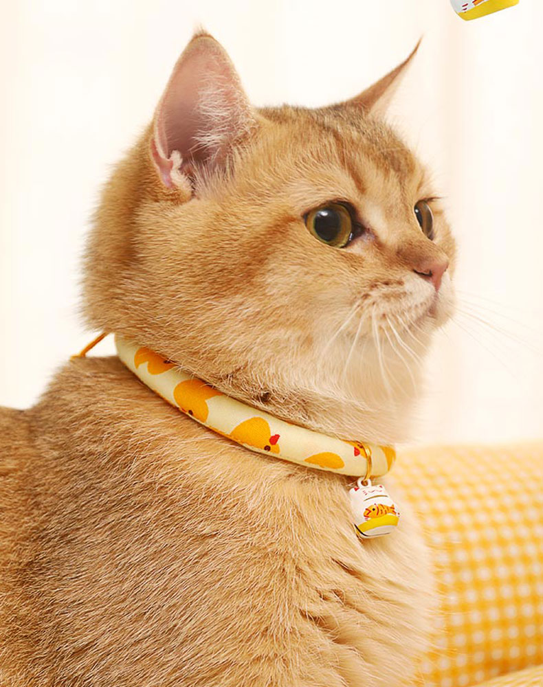 ZezeLife Duck Yellow Cat Collar, view 4