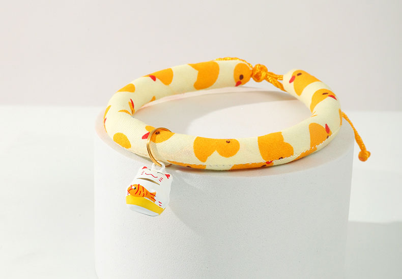 ZezeLife Duck Yellow Cat Collar, view 6