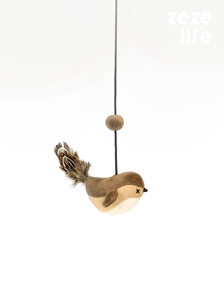 ZezeLife Elastic Cord Flying Bird Cat Toy, view 2