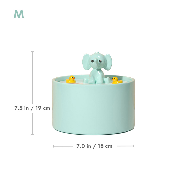 ZezeLife Elephant Cat Water Fountain, view 5