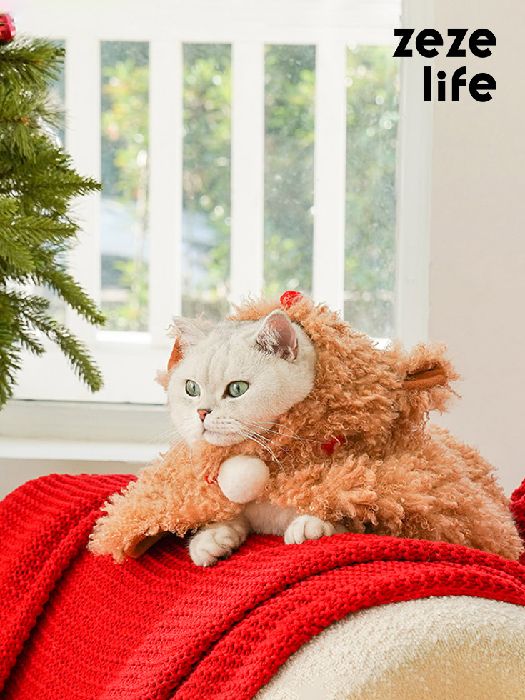 ZezeLife Elk Cape Cat Clothes, view 2